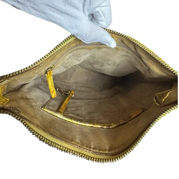 Brahmin Katie Crossbody Canary Yellow Ombré Bag - Picture 9 of 15